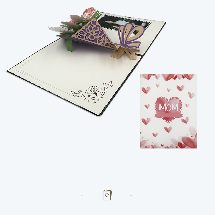 鲜花立体贺卡